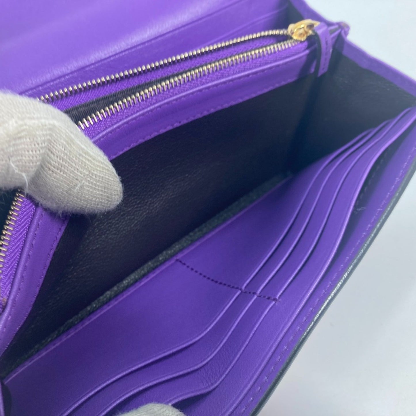 Gucci Purple Other Long Wallet (Bi-Fold)