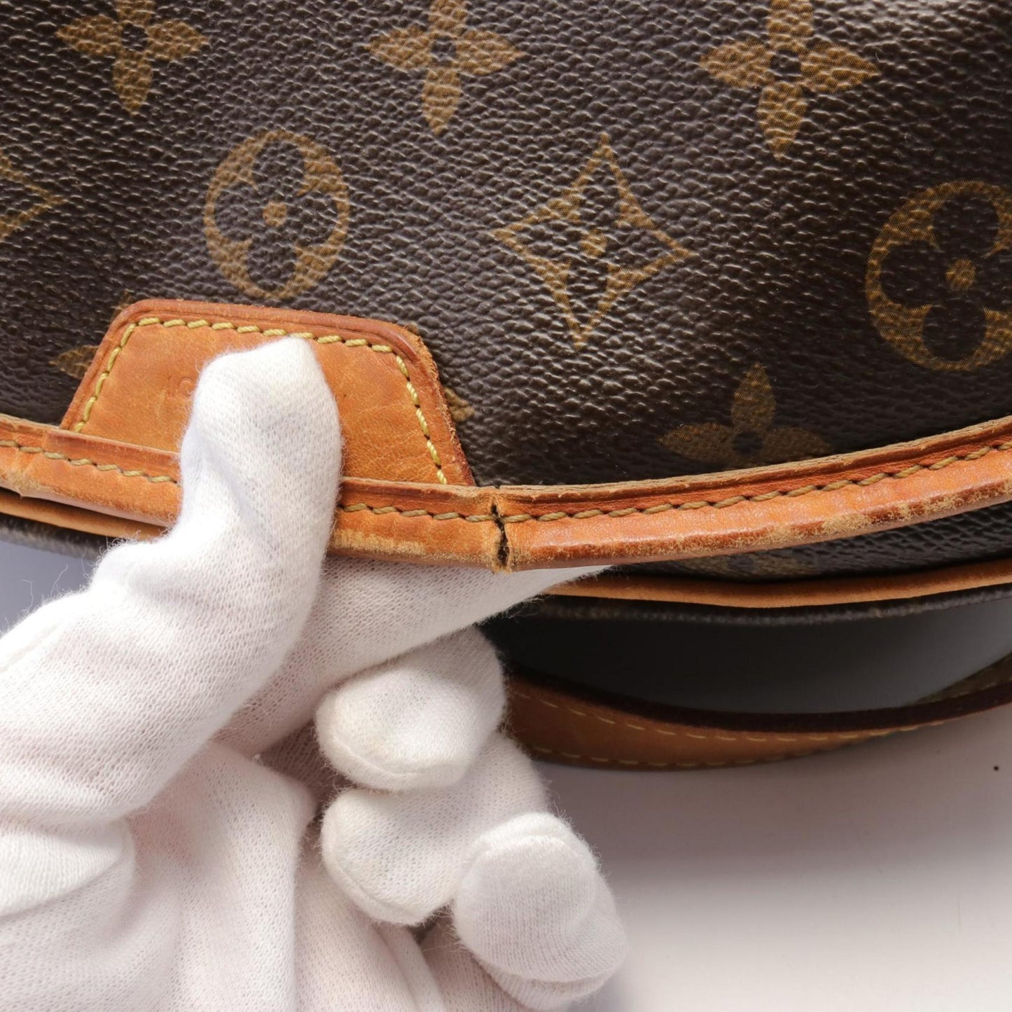 Louis Vuitton Monogram Brown Pvc Leather Shoulder Bag