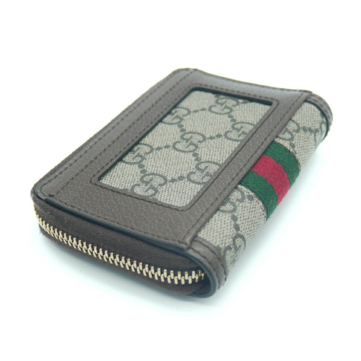 Gucci Gg Supreme Beige Gg Supreme Leather Wallet (Bi-Fold)