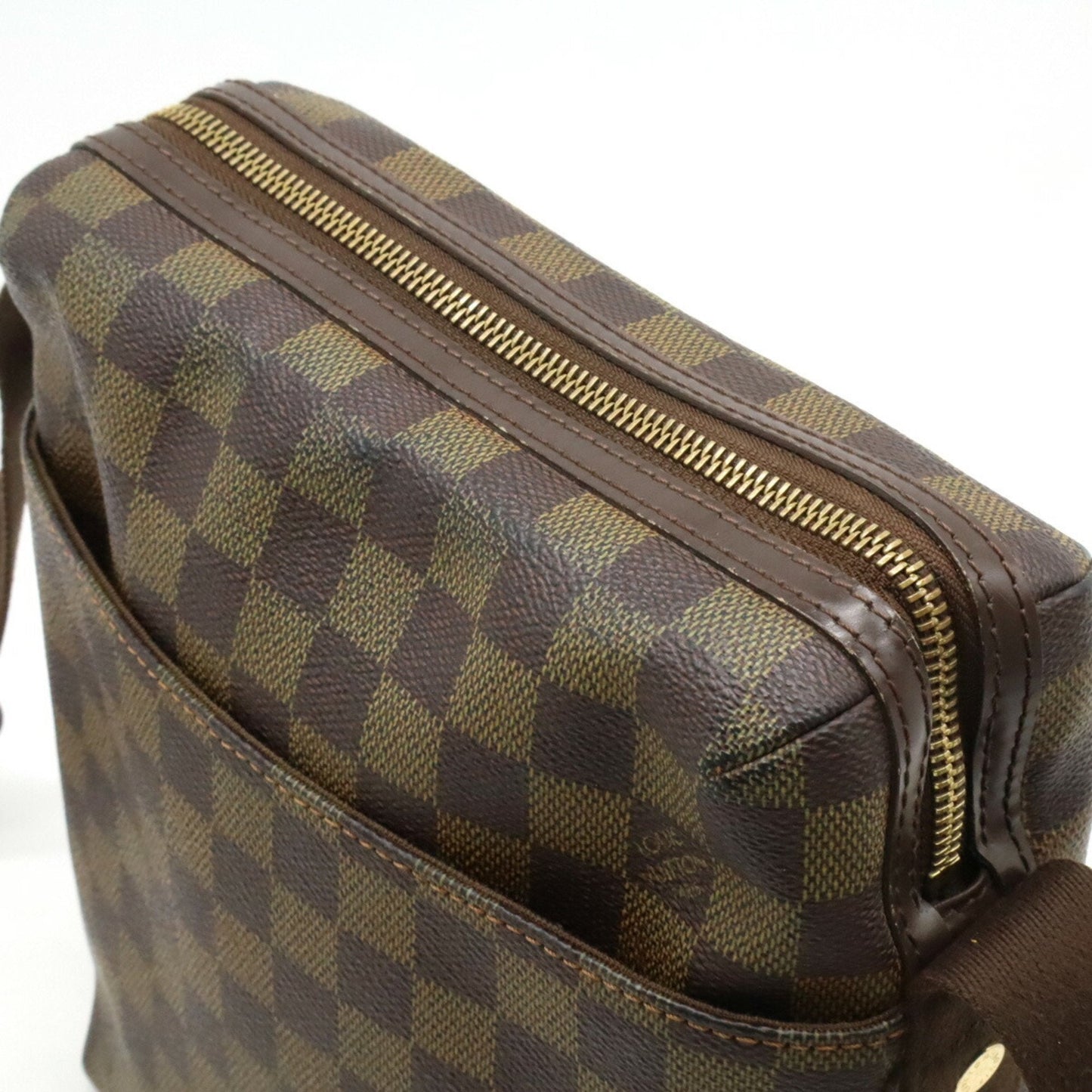 Louis Vuitton Brown Pvc Shoulder Bag