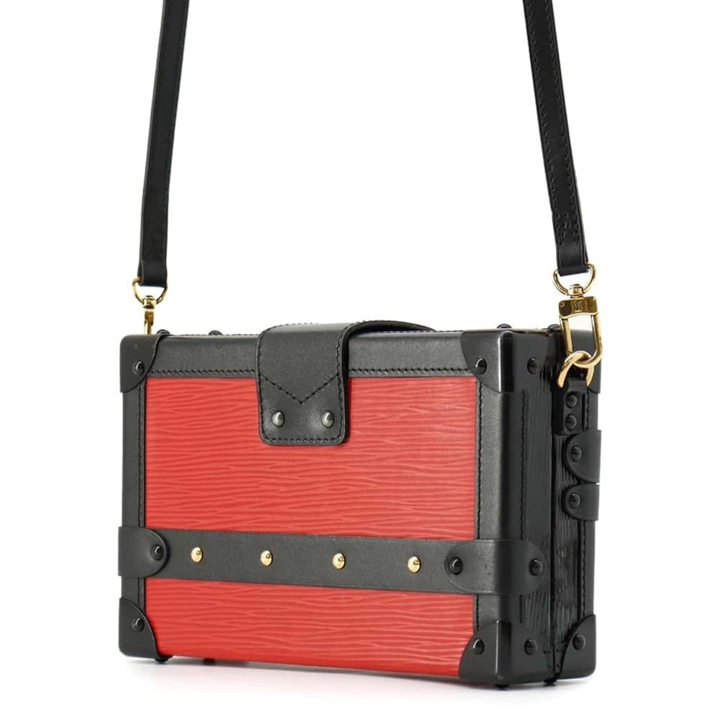 Louis Vuitton Black Coquelicots Noir Epi Leather Shoulder Bag