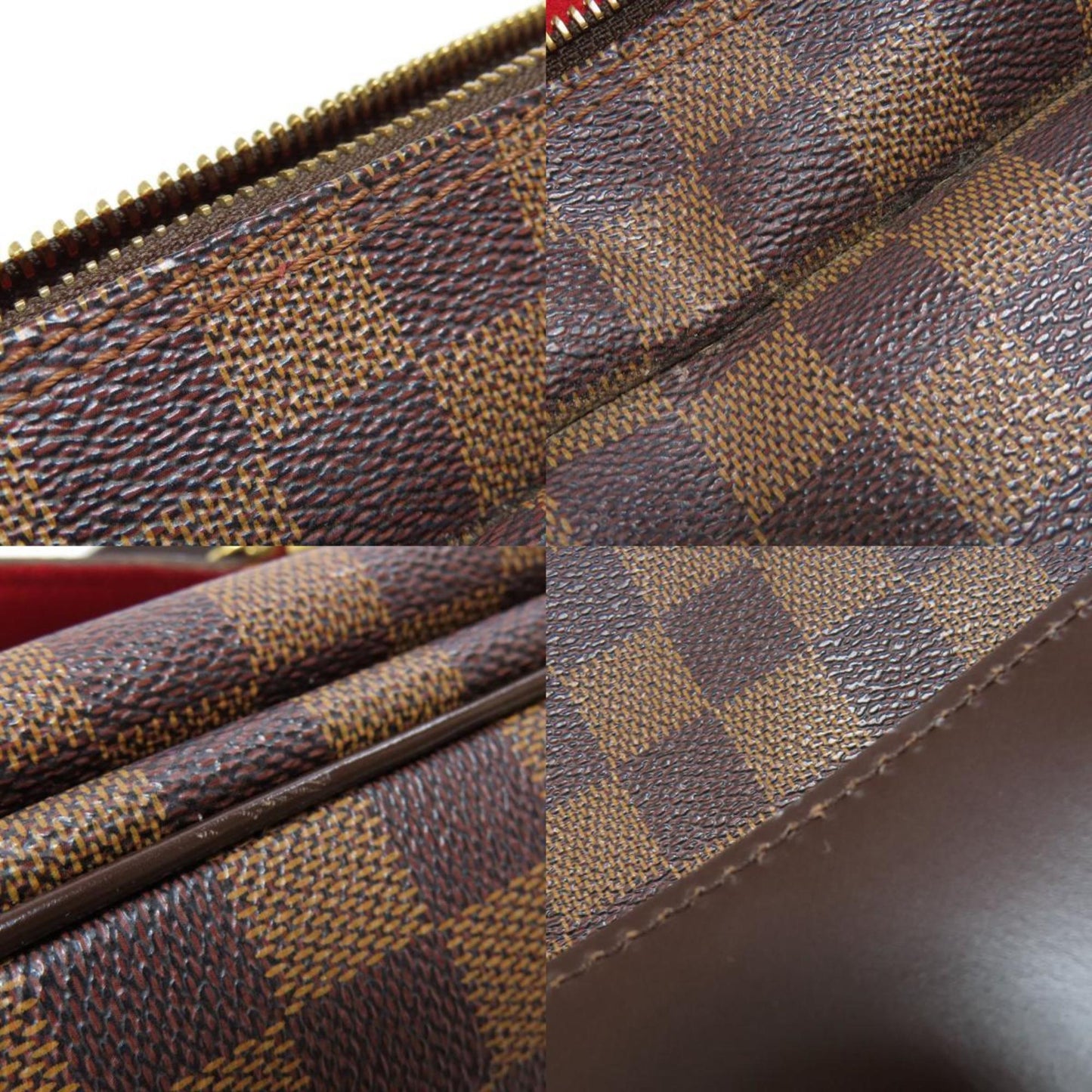 Louis Vuitton Damier Canvas Ebene Damier Canvas Shoulder Bag