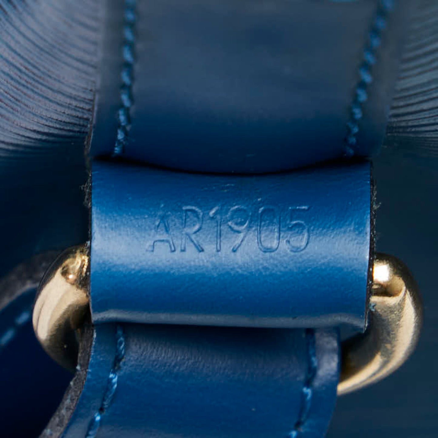 Louis Vuitton Toledo Blue Leather Shoulder Bag