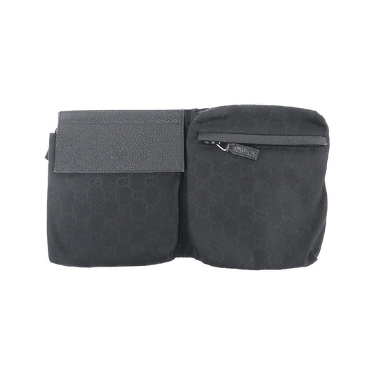 Gucci Black Gg Canvas Fanny Pack ()