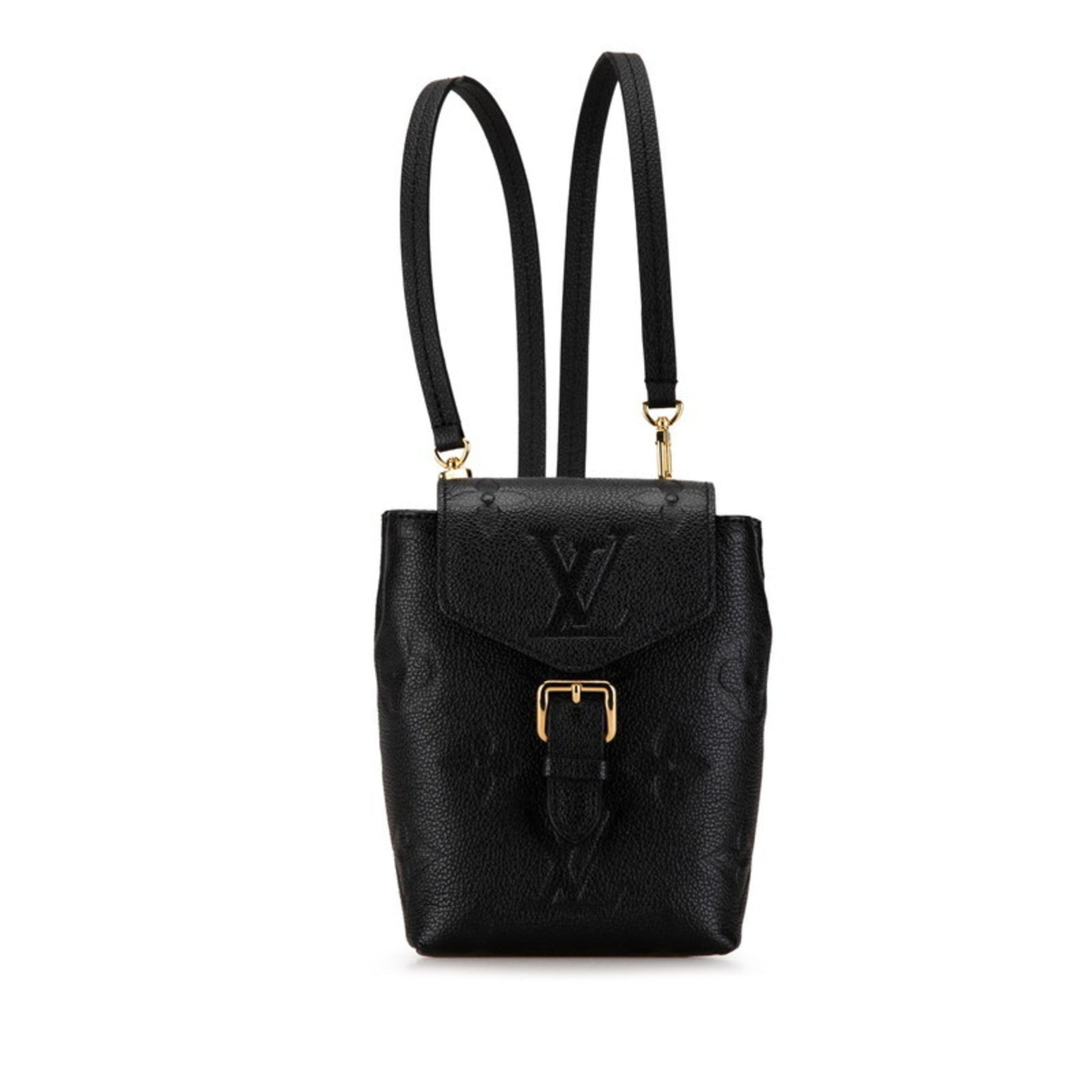 Louis Vuitton Black Noir Monogram Empreinte Backpack ()
