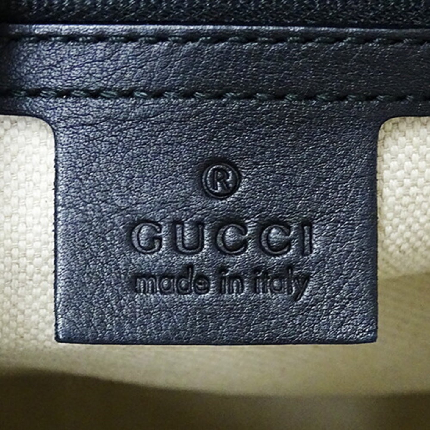 Gucci Microguccissima Black Leather Boston Bag Handbag Shoulder Bag