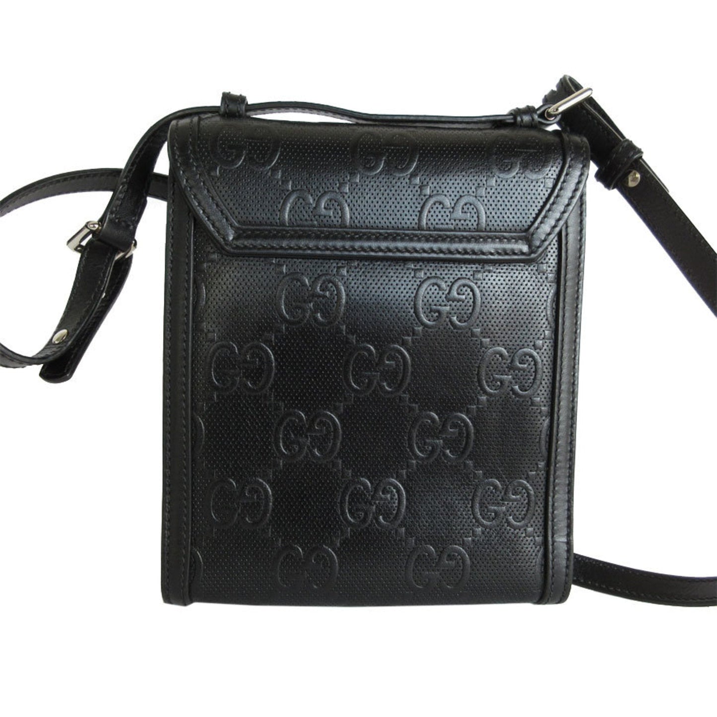 Gucci Black Leather Shoulder Bag