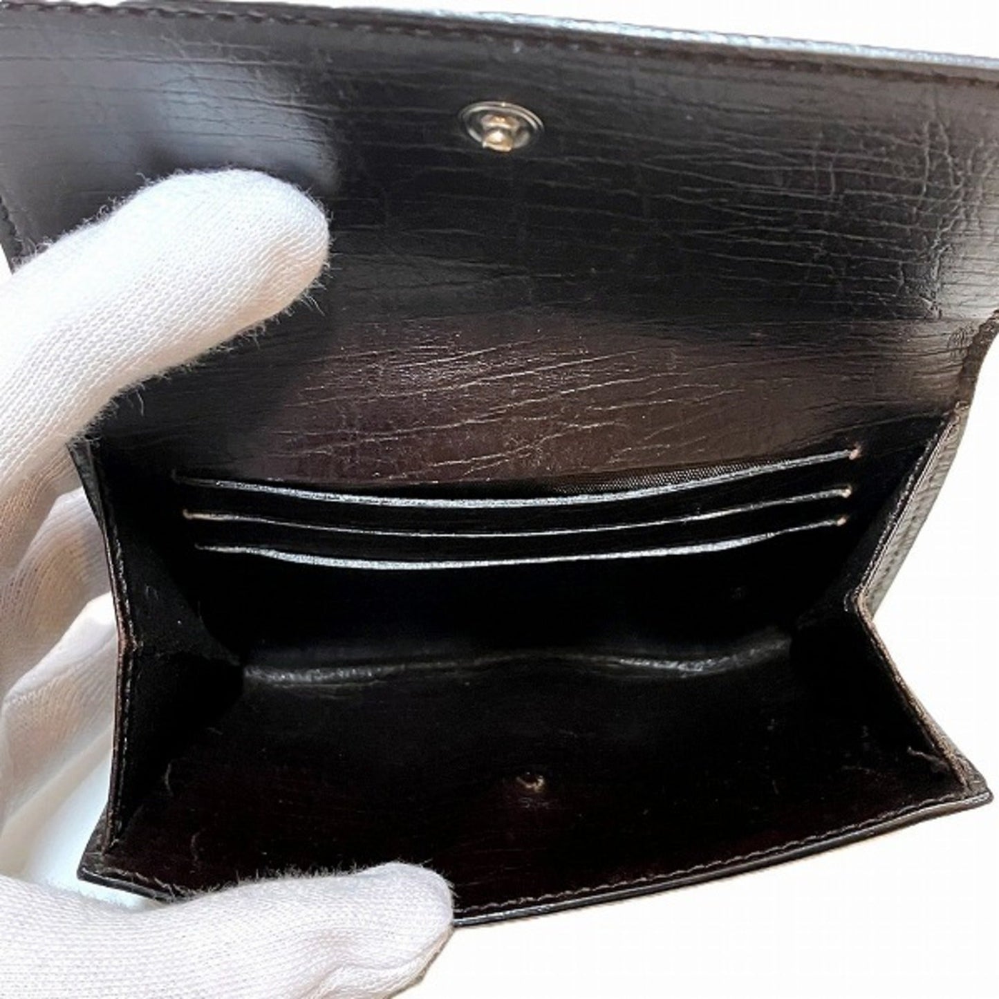 Gucci Brown Gg Supreme Leather Wallet (Bi-Fold)