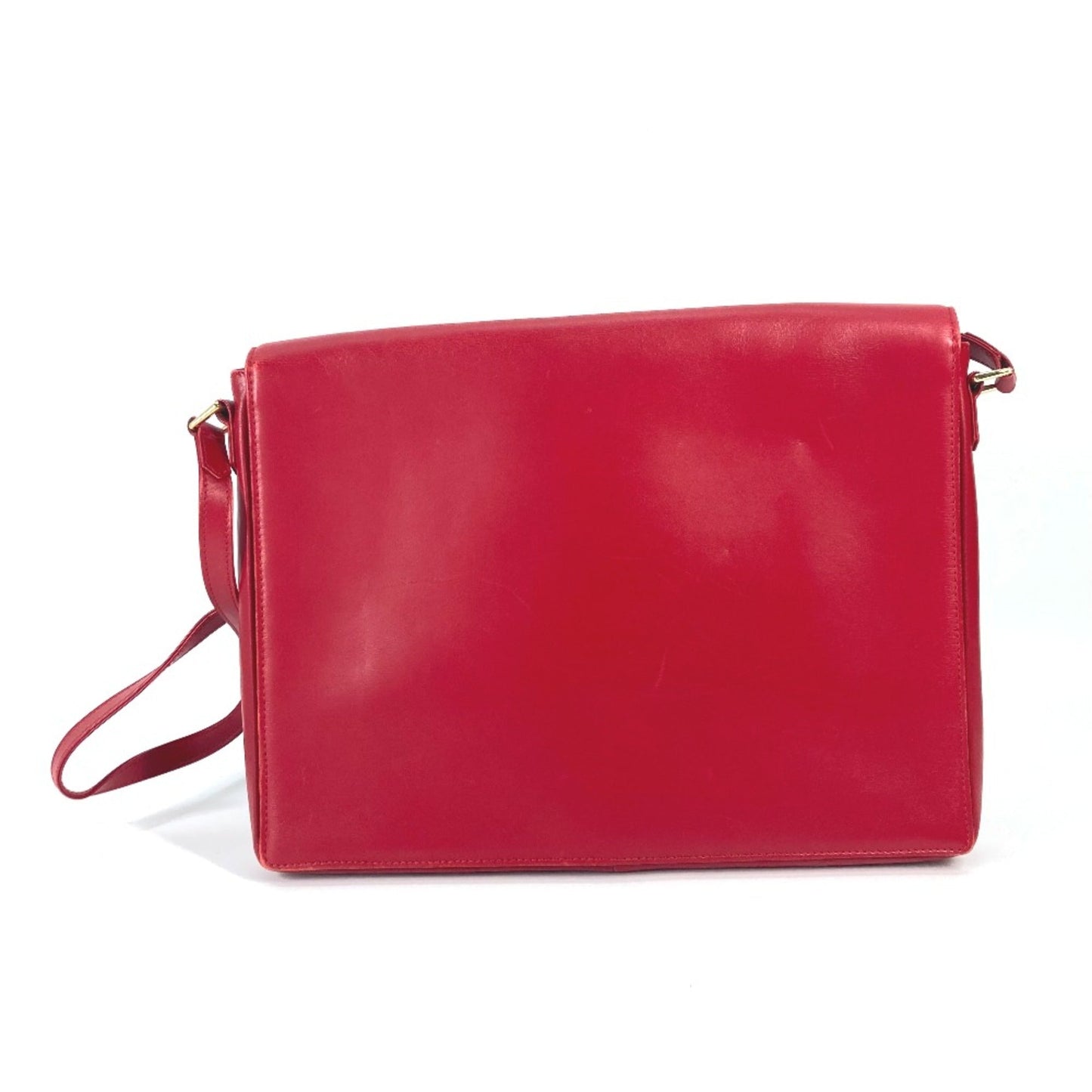 Louis Vuitton Red Leather Shoulder Bag