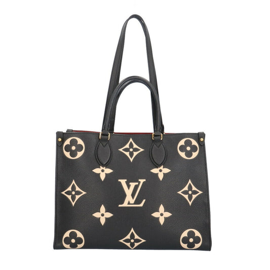 Louis Vuitton Beige Black Monogram Empreinte Shoulder Bag ()