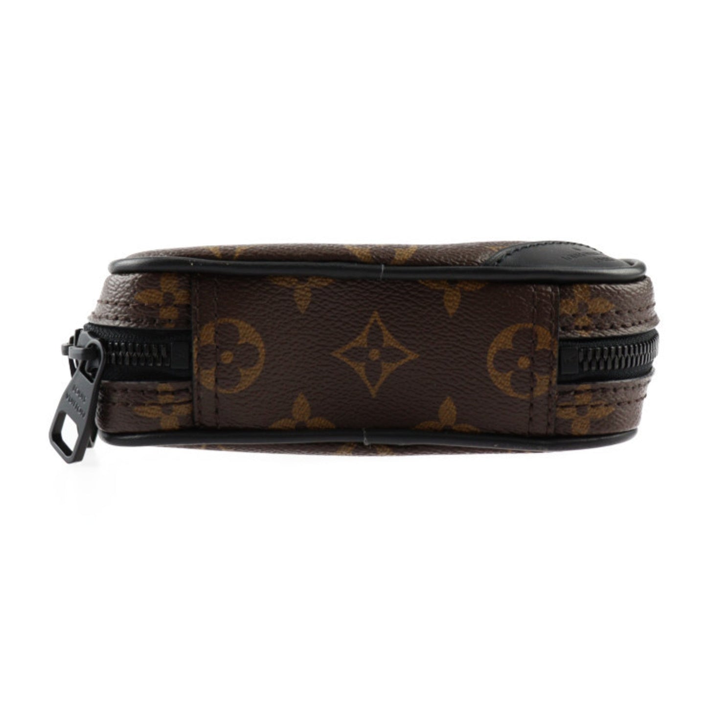 Louis Vuitton Black Brown Monogram Monogram Leather Shoulder Bag Sling Bag