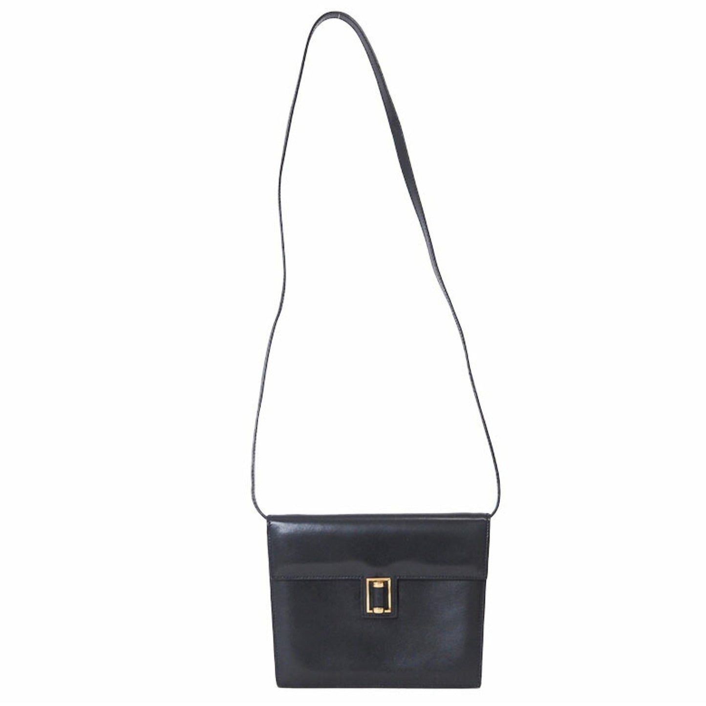 Gucci Navy Leather Shoulder Bag