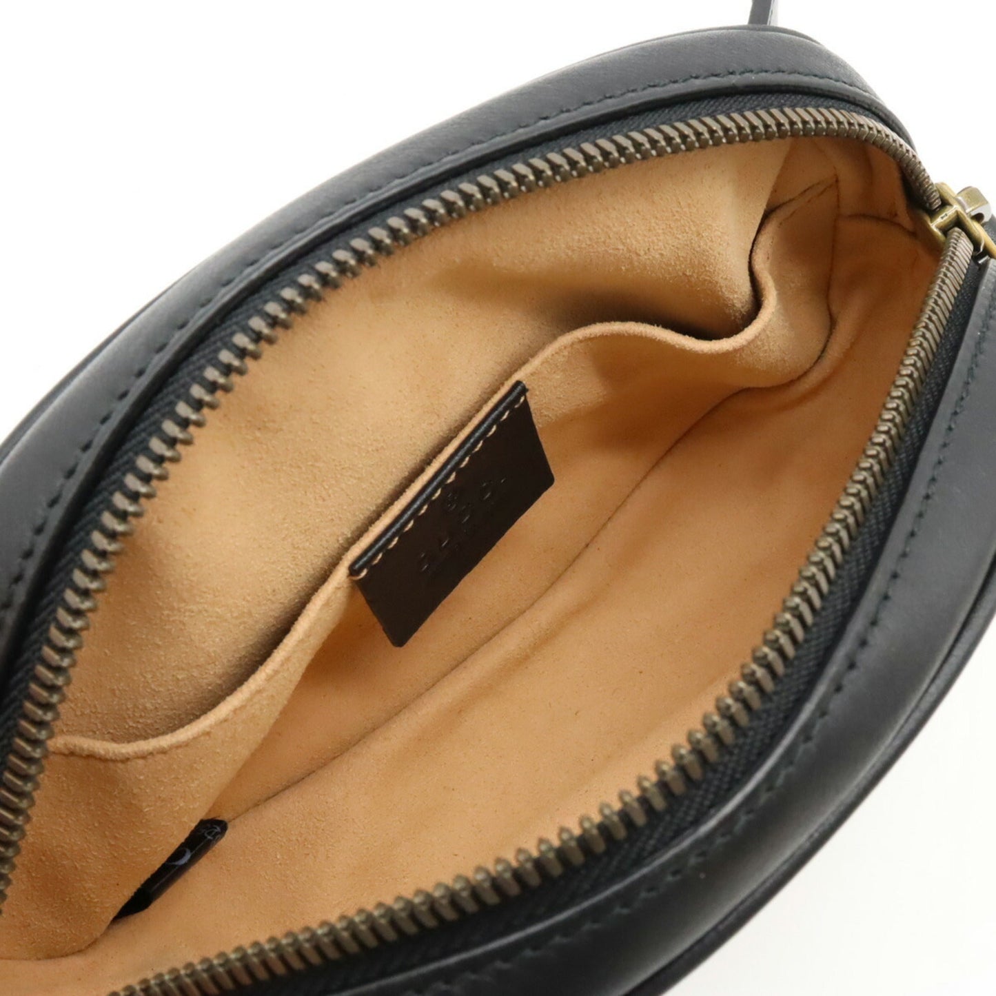 Gucci Gg Marmont Black Leather Sling Bag