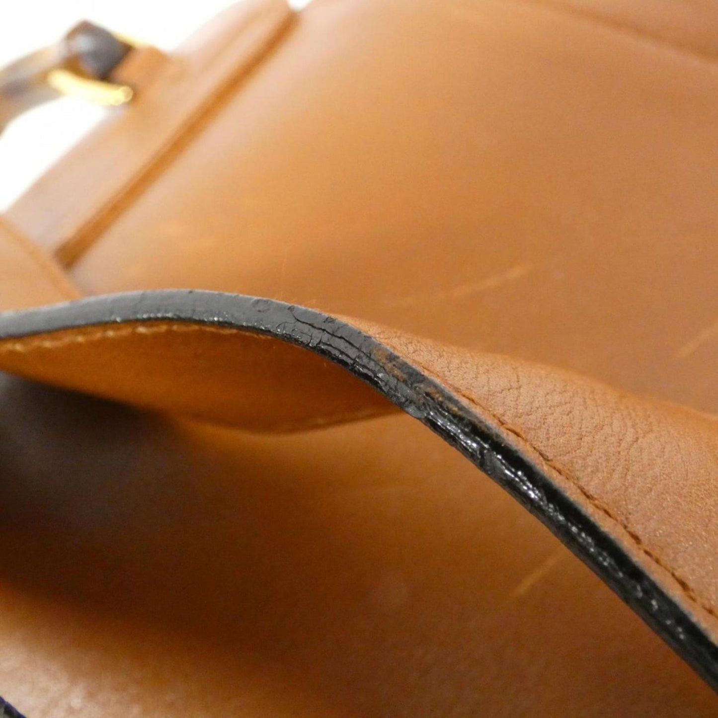 Gucci Brown Leather Backpack