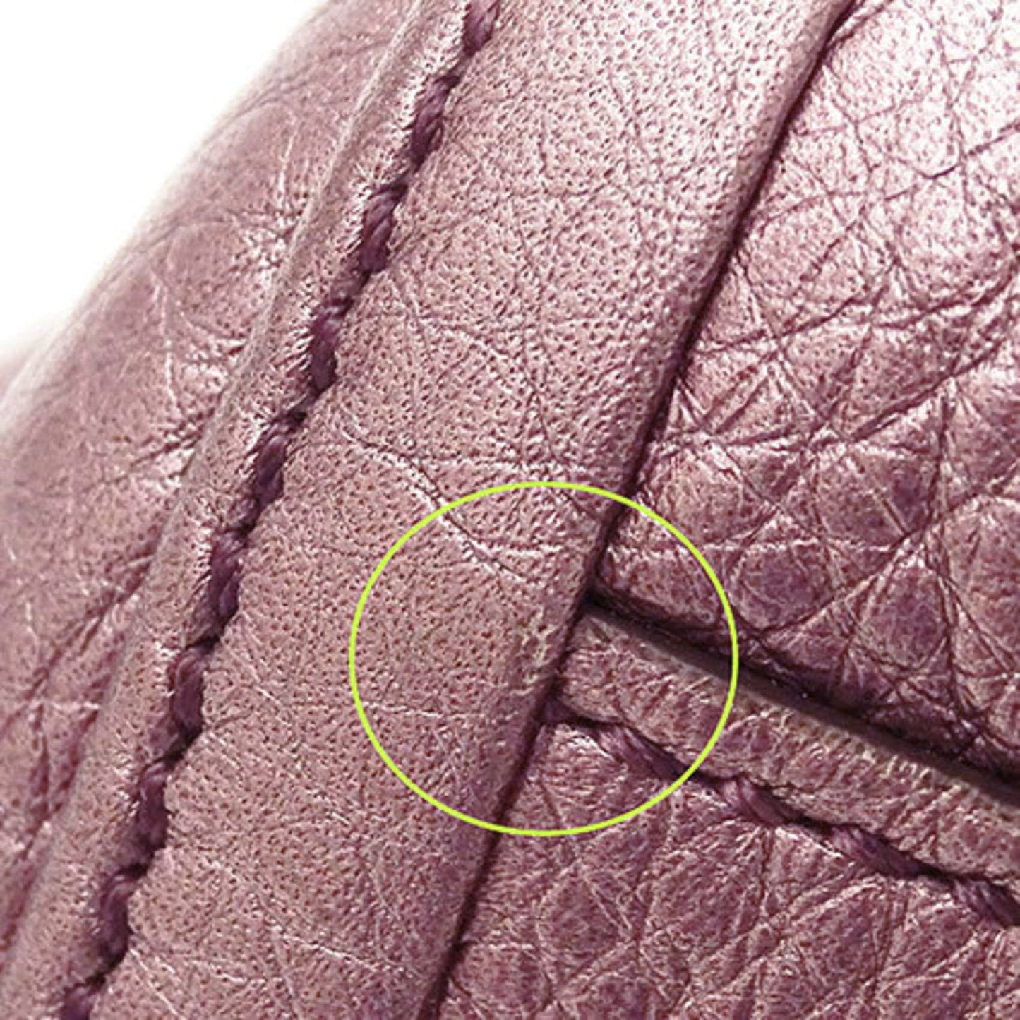 Gucci Metallic Purple Leather Handbag Shoulder Bag