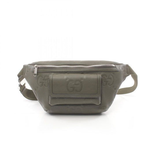 Gucci Khaki Leather Fanny Pack ()