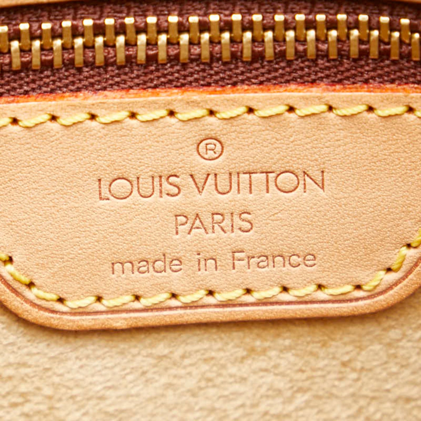 Louis Vuitton Brown Pvc Leather Handbag Shoulder Bag