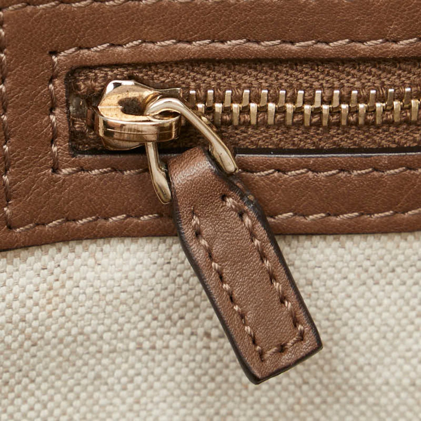 Gucci Beige Brown Pvc Leather Handbag Shoulder Bag