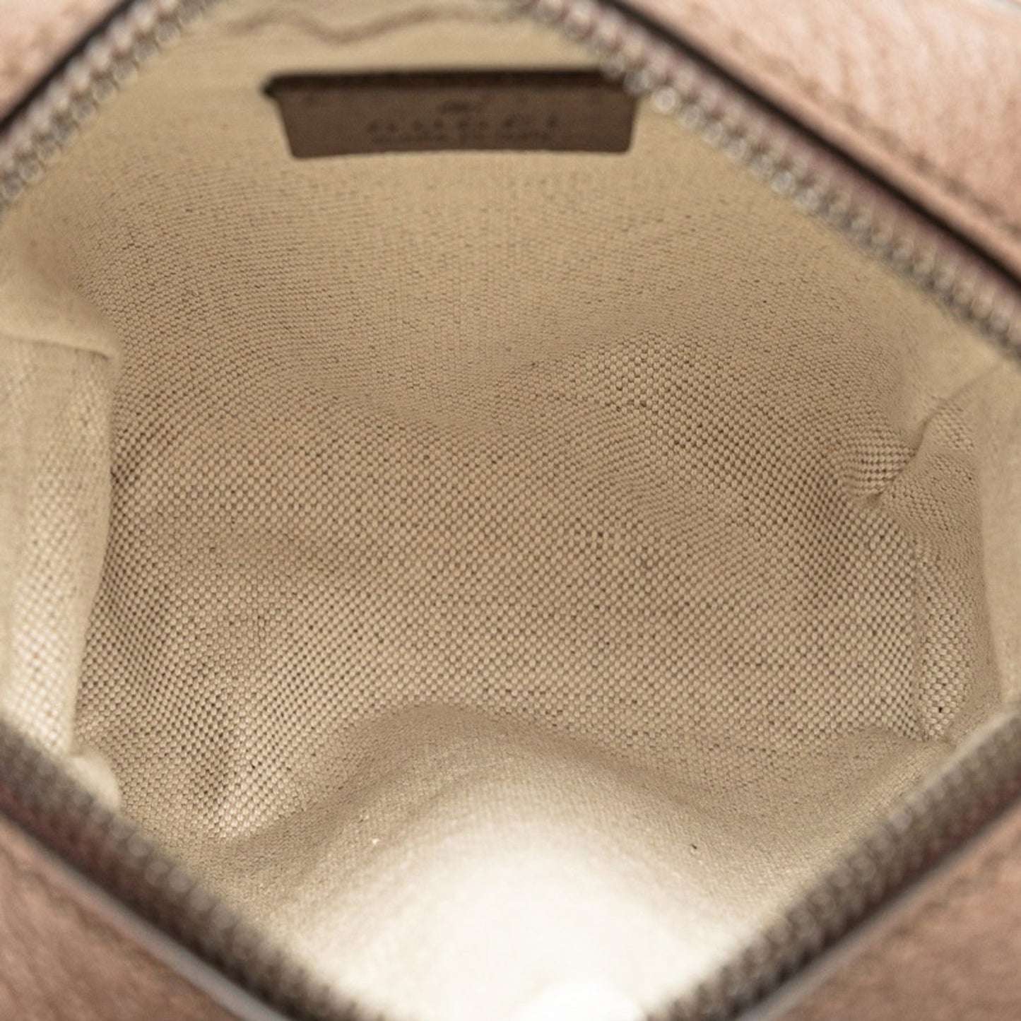 Gucci Sherry Line Beige Brown Pvc Leather Shoulder Bag