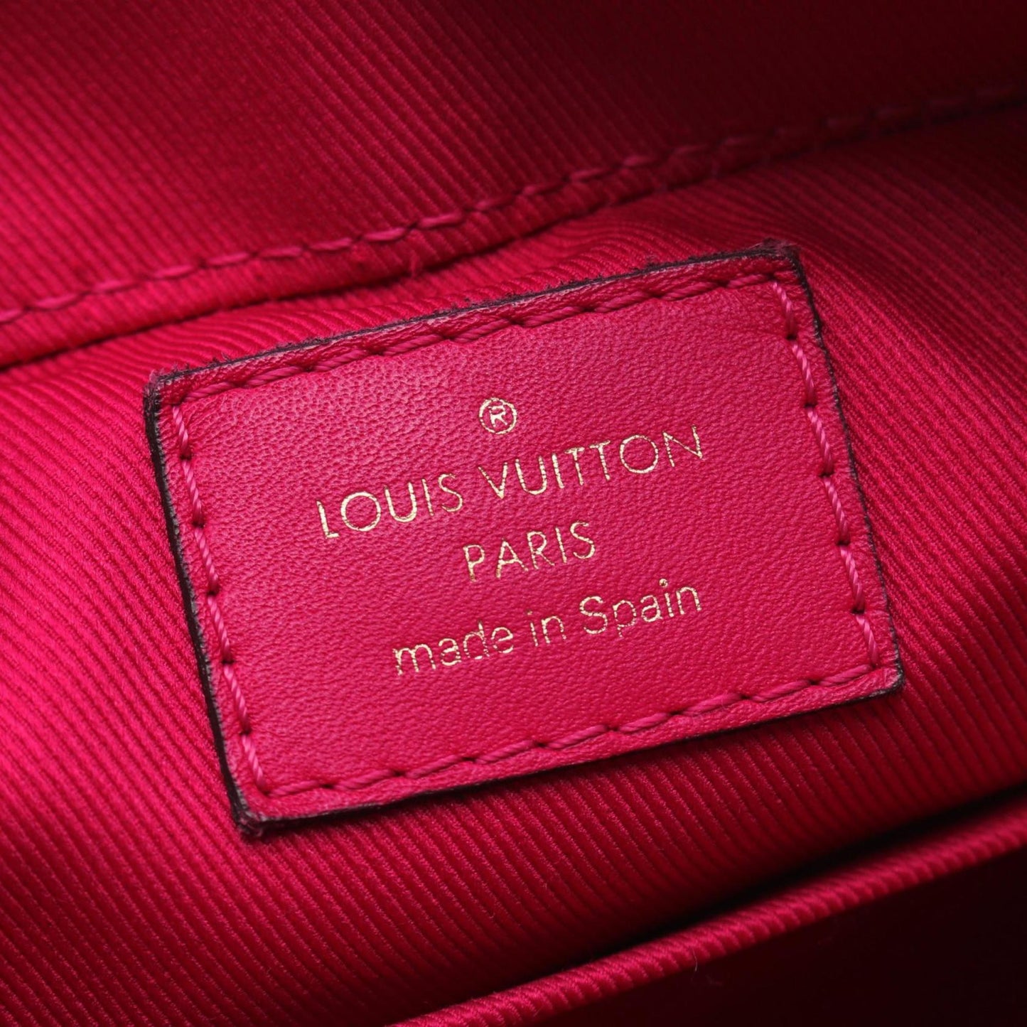 Louis Vuitton Brown Freesia Pink Monogram Pvc Coated Canvas Leather Shoulder Bag