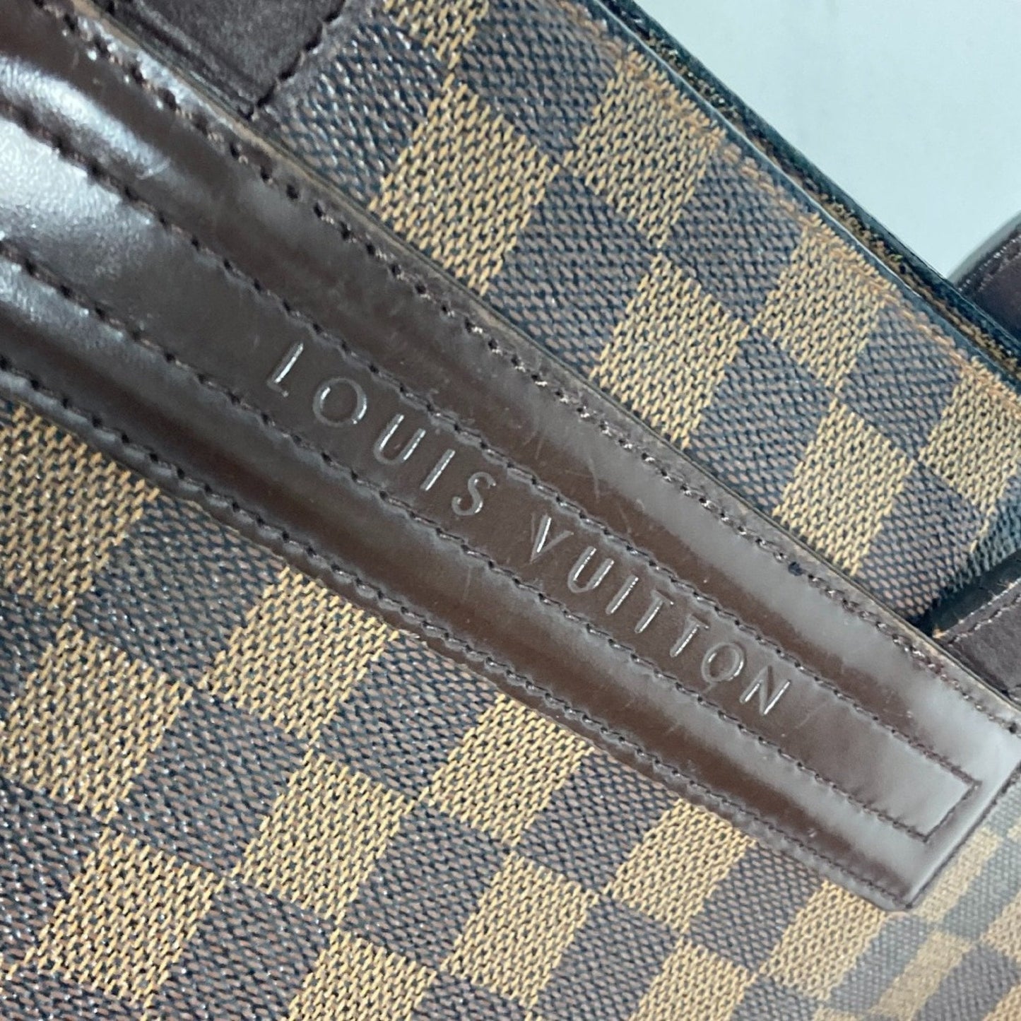 Louis Vuitton Brown Damier Canvas Shoulder Bag Tote Bag