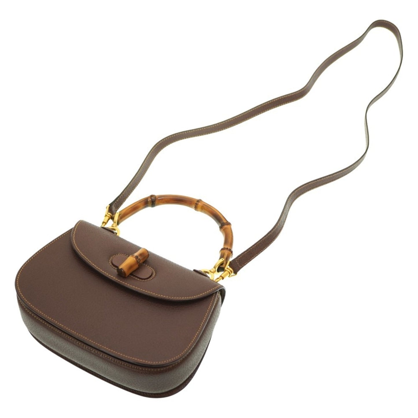 Gucci Brown Leather Handbag
