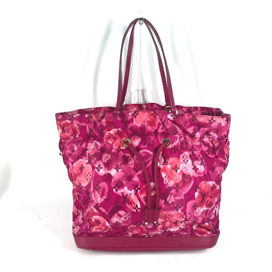 Louis Vuitton Indian Rose Pink Nylon Leather Shoulder Bag Tote Bag ()
