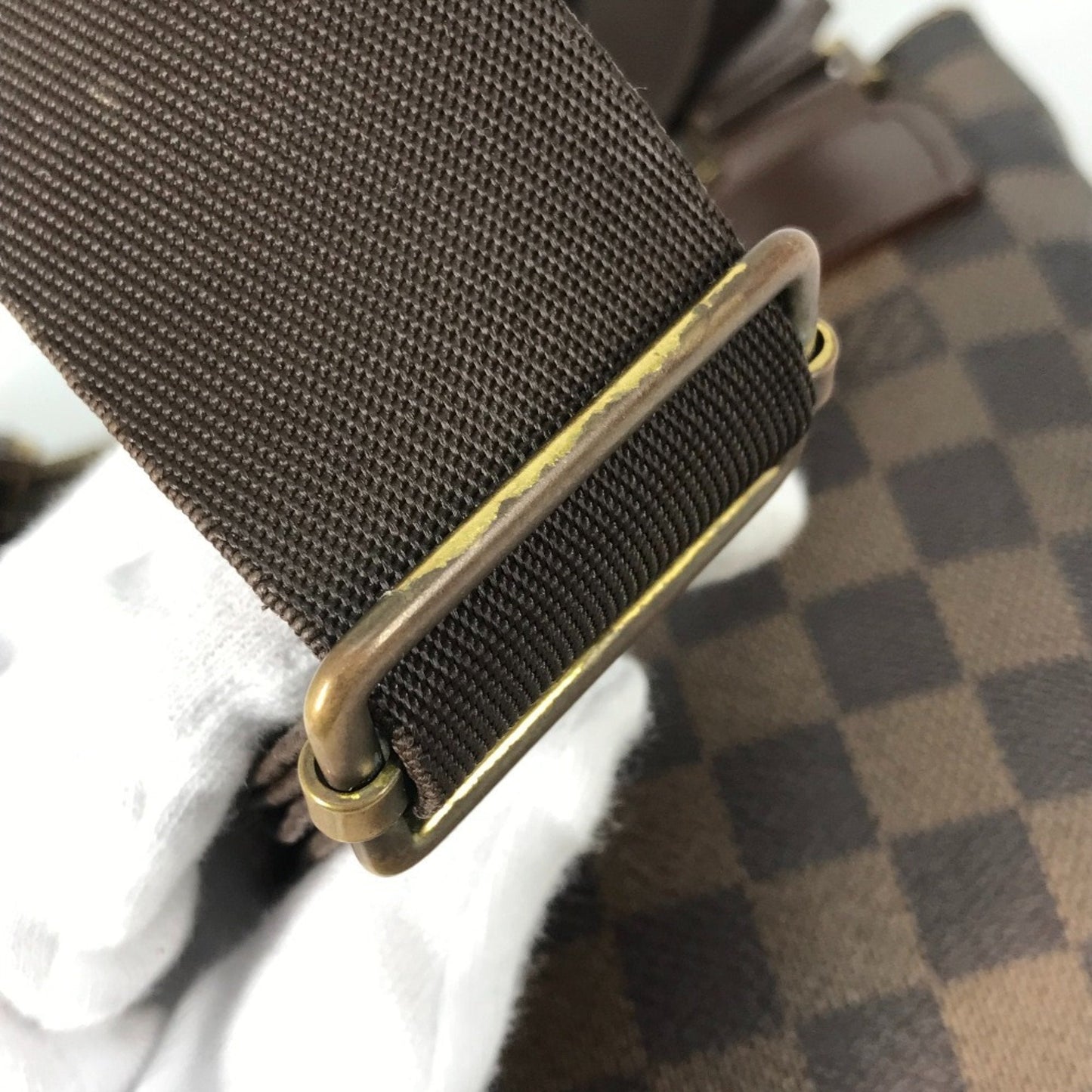 Louis Vuitton Brown Ebene Damier Canvas Pochette Shoulder Bag