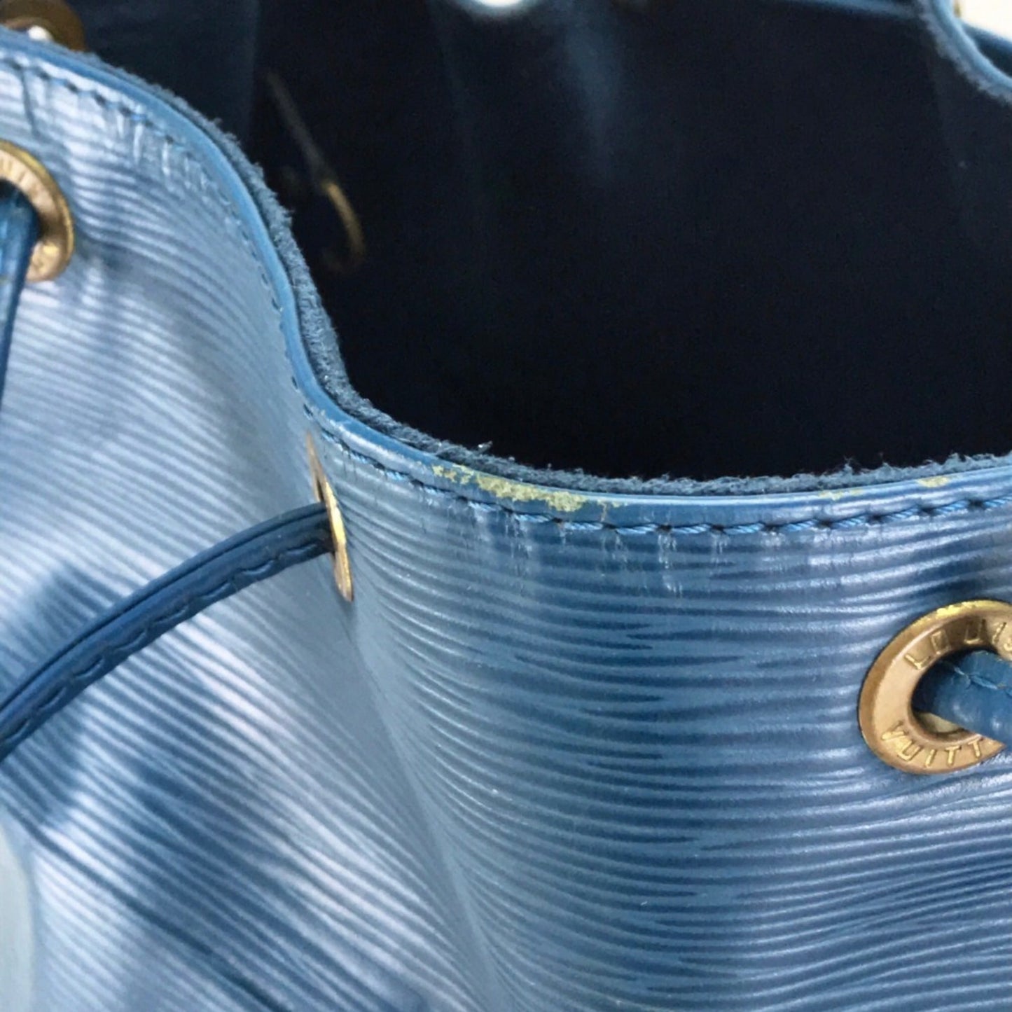 Louis Vuitton Blue Epi Leather Shoulder Bag