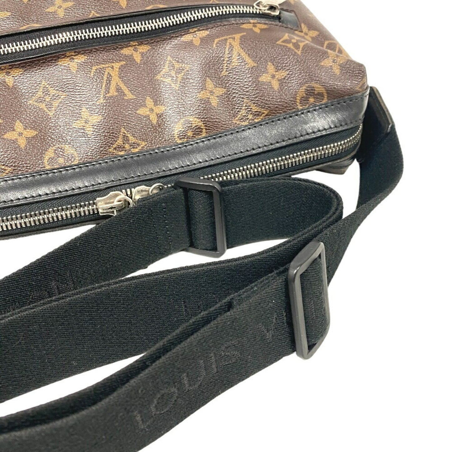 Louis Vuitton Monogram Macassar Brown Leather Shoulder Bag