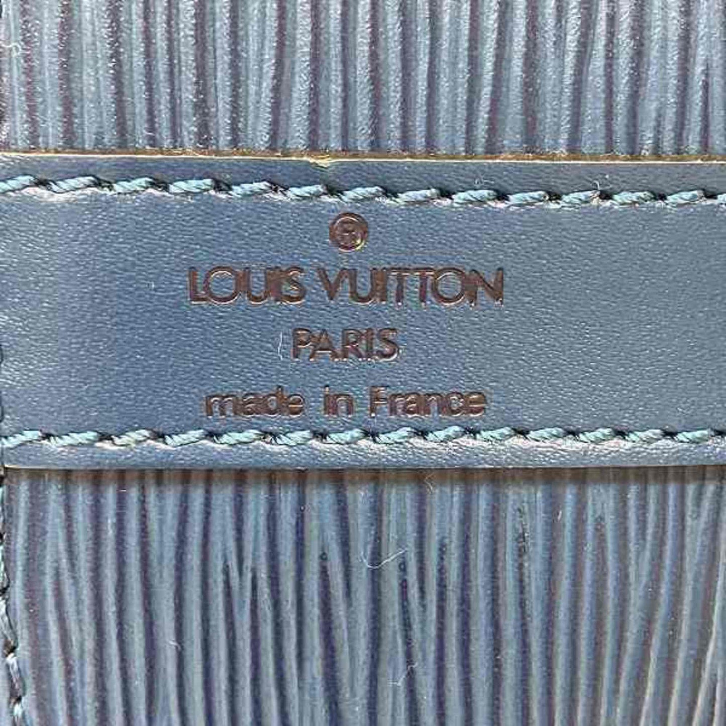 Louis Vuitton Blue Toledo Blue Leather Shoulder Bag