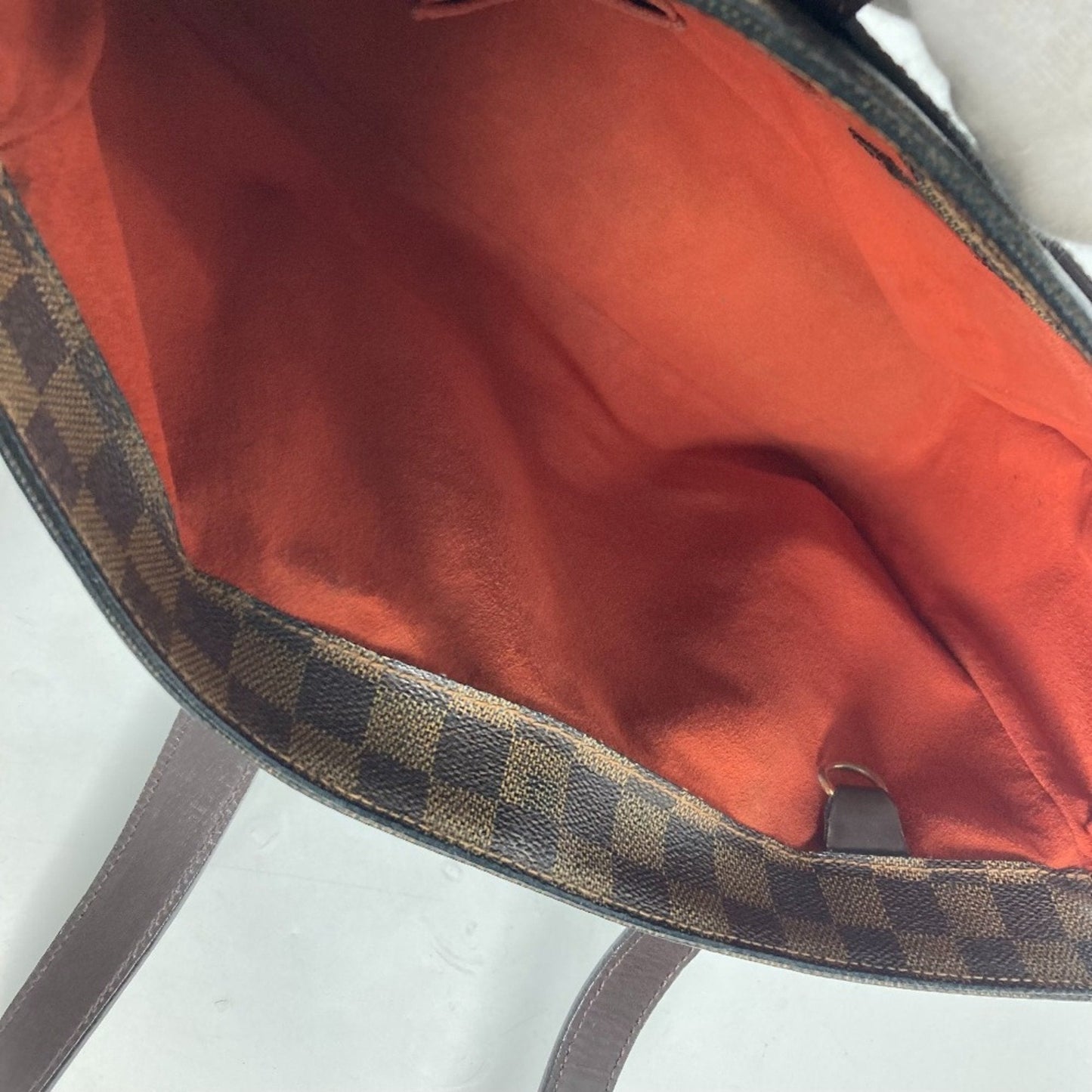 Louis Vuitton Brown Damier Canvas Shoulder Bag Tote Bag