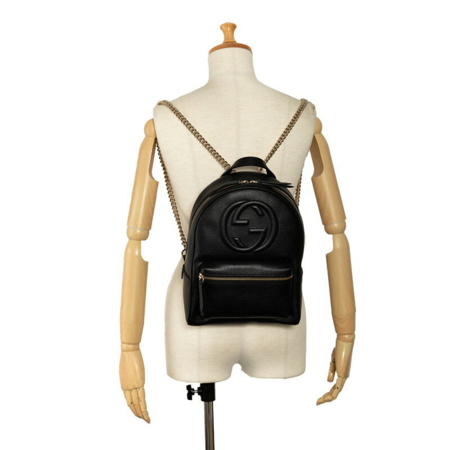Gucci Soho Black Leather Backpack