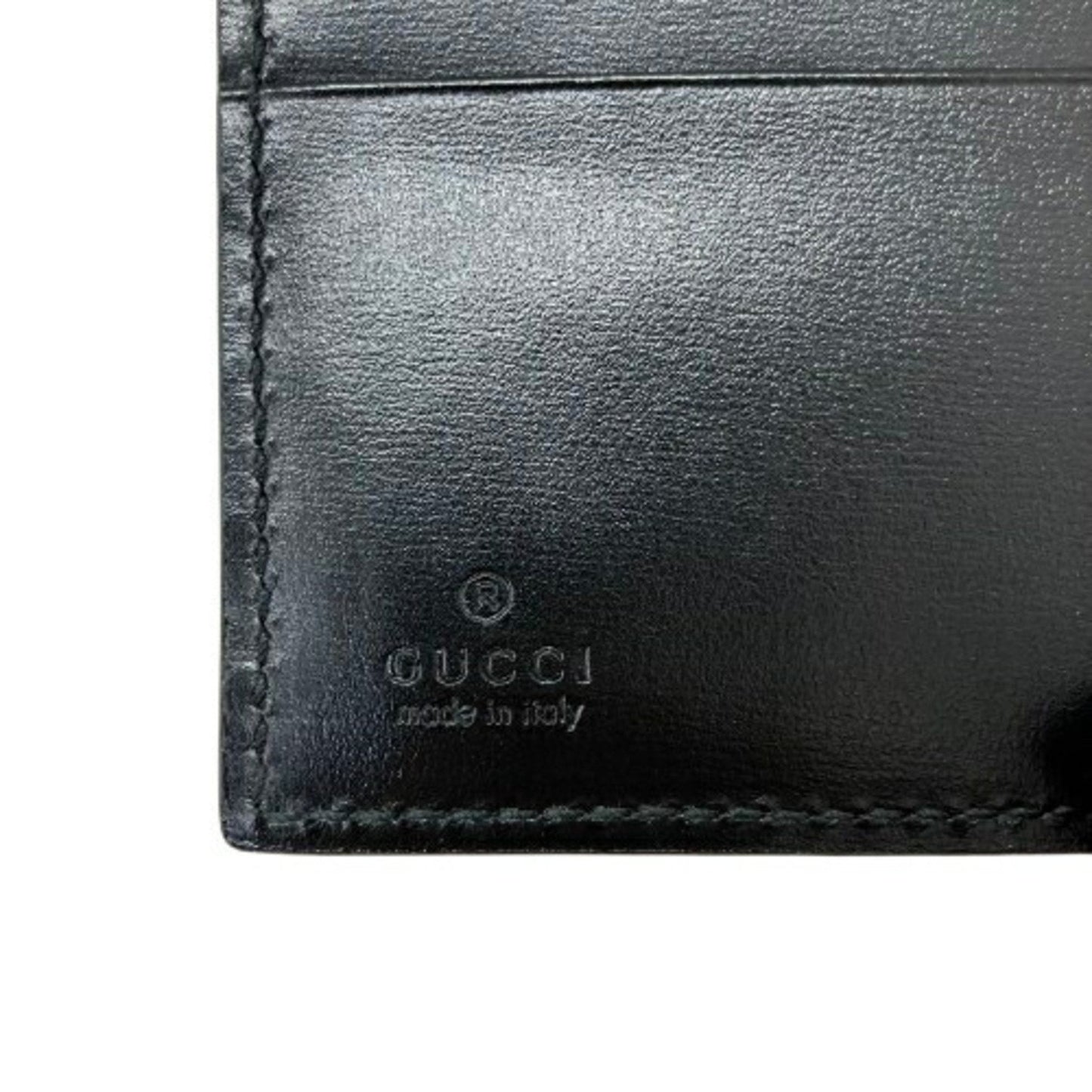Gucci Black Leather Wallet (Bi-Fold)