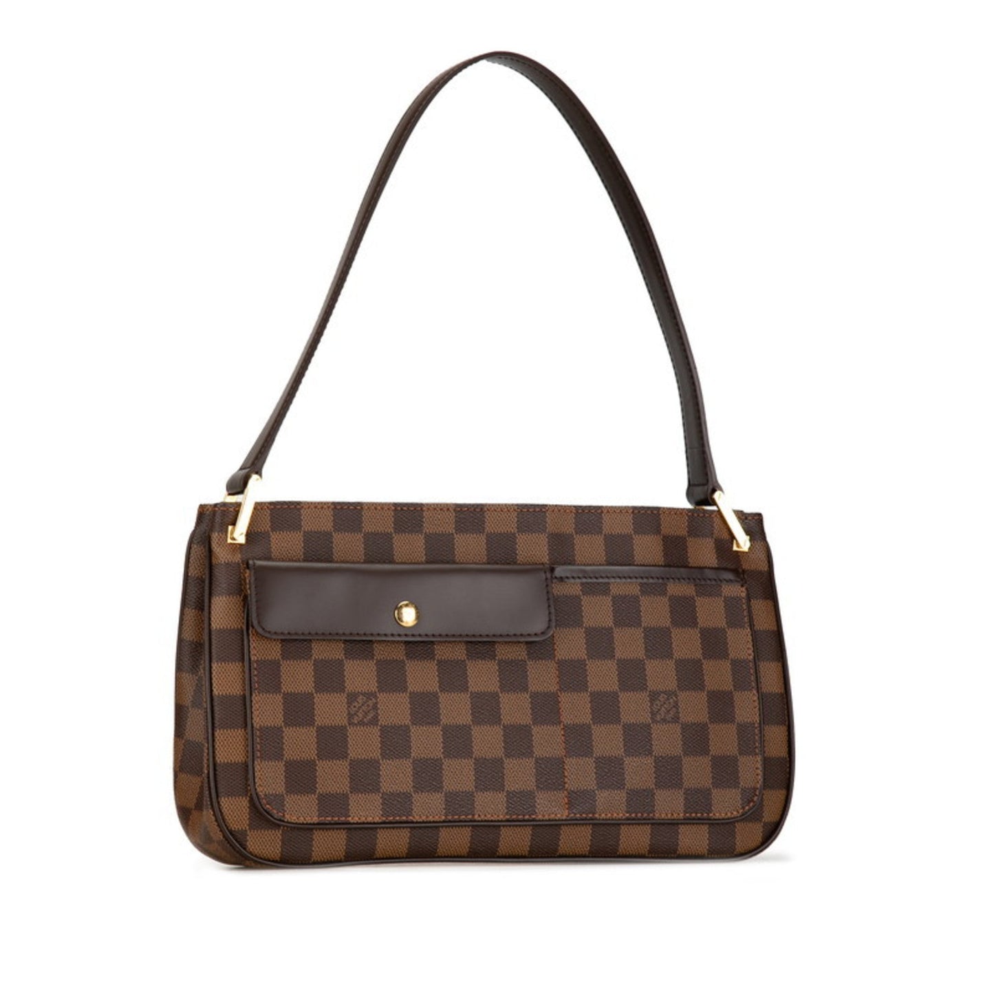 Louis Vuitton Brown Damier Canvas Pvc Leather Shoulder Bag
