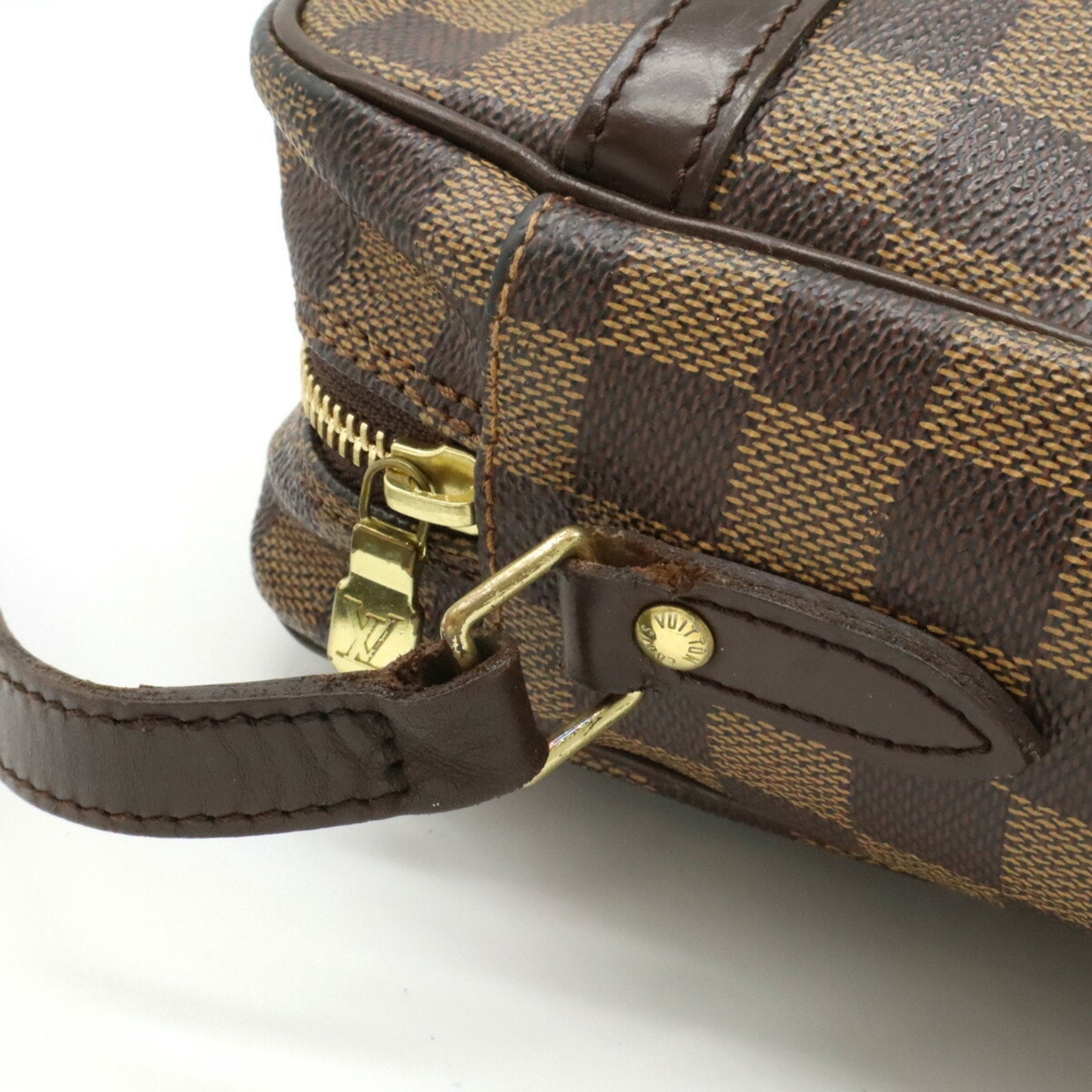Louis Vuitton Brown Pvc Shoulder Bag
