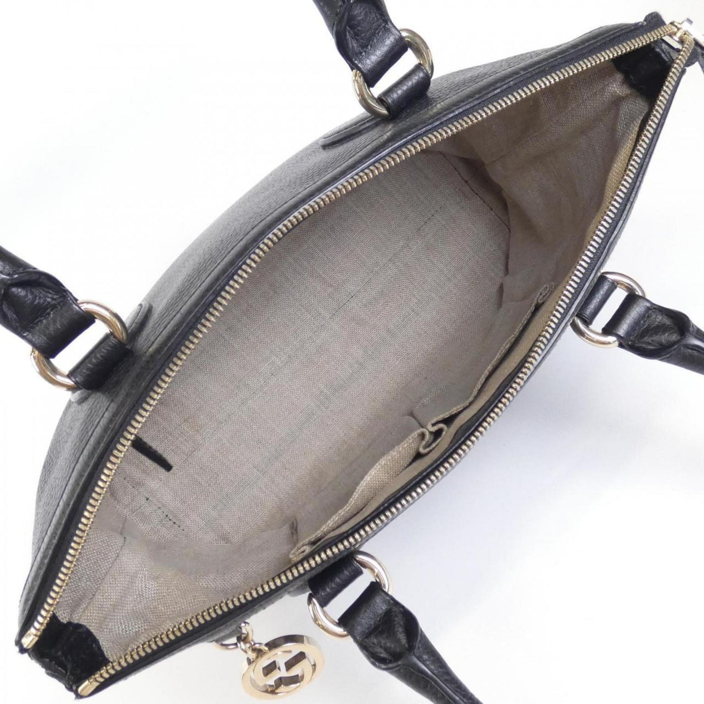 Gucci Black Leather Shoulder Bag