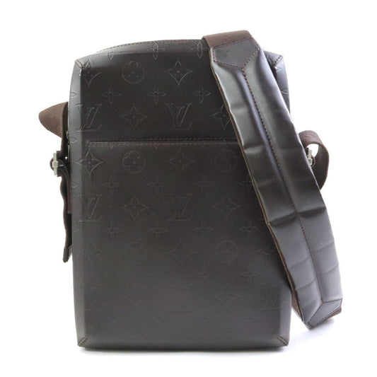 Louis Vuitton Dark Brown Leather Shoulder Bag ()