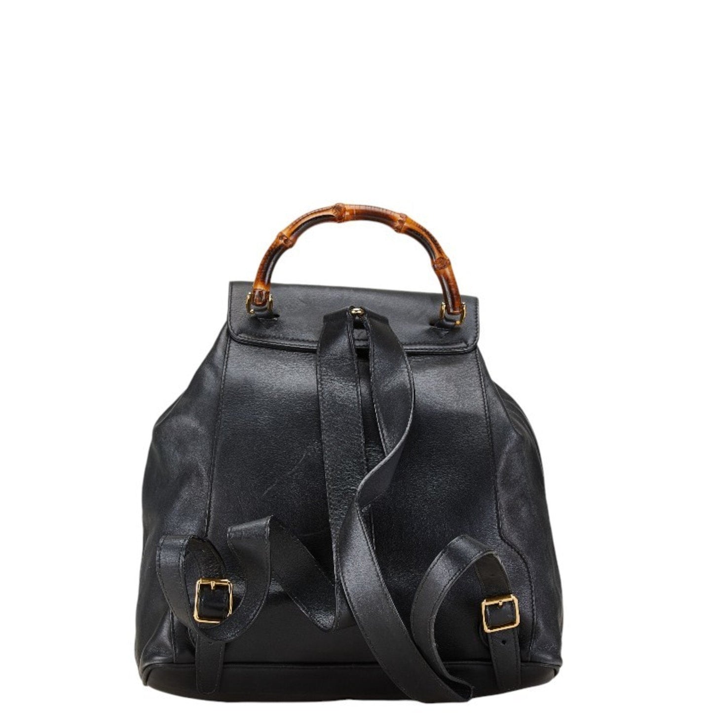 Gucci Black Leather Backpack