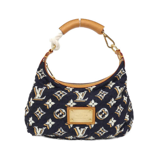Louis Vuitton Black Blue Marine Nylon Shoulder Bag ()