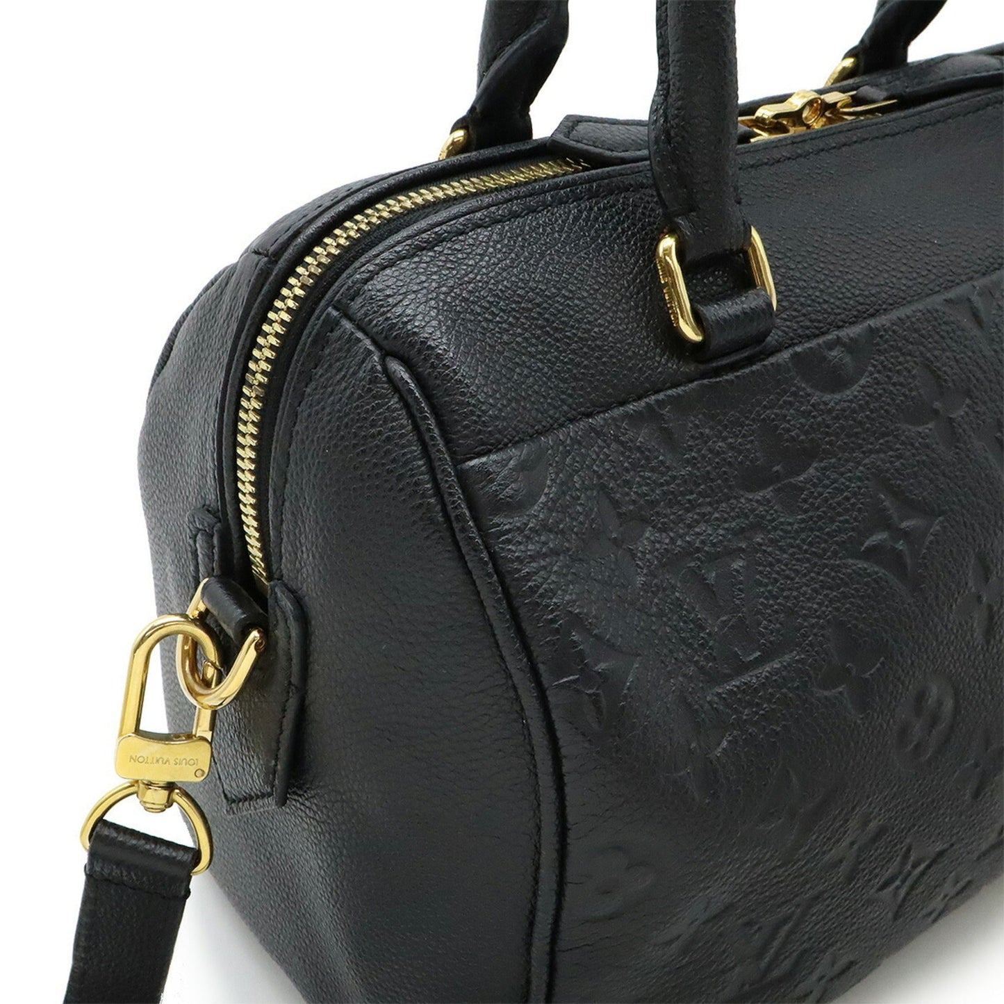 Louis Vuitton Noir Monogram Empreinte Handbag Shoulder Bag