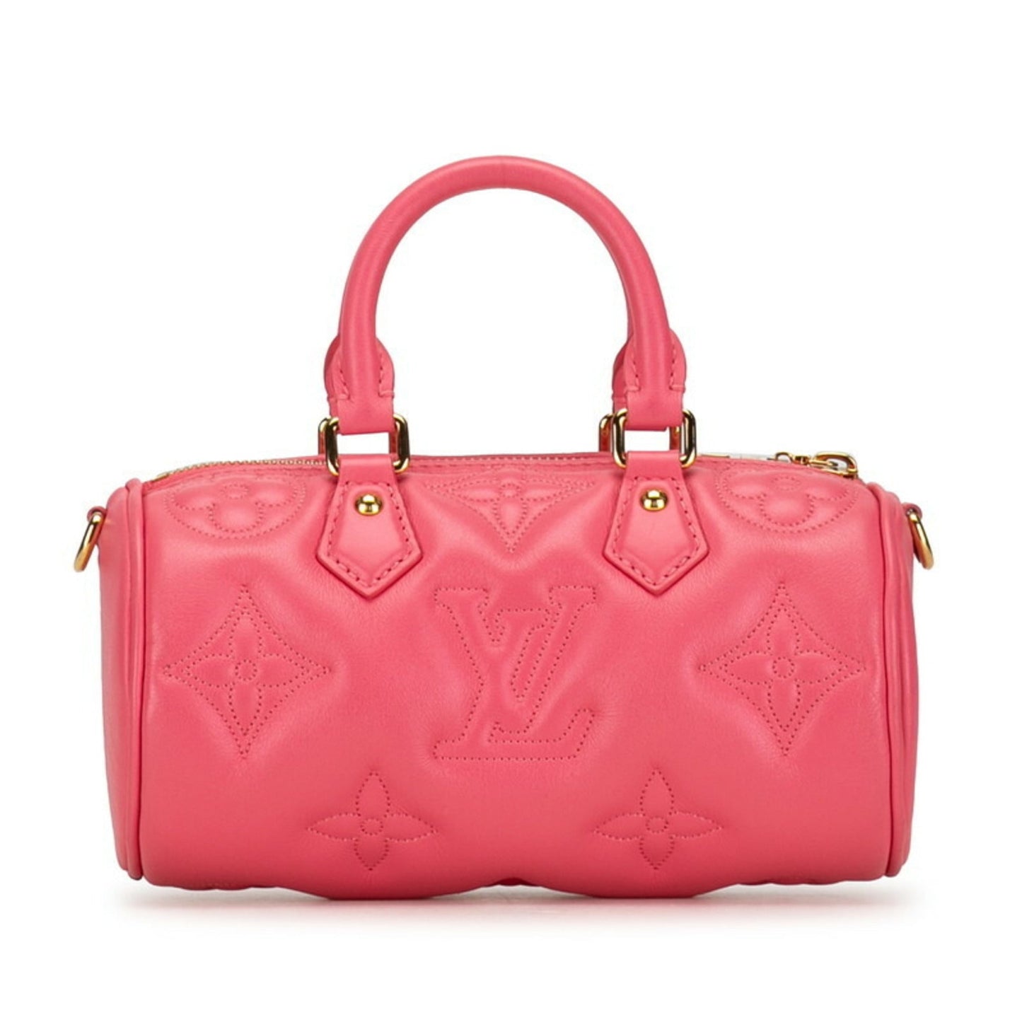 Louis Vuitton Pink Leather Handbag Shoulder Bag