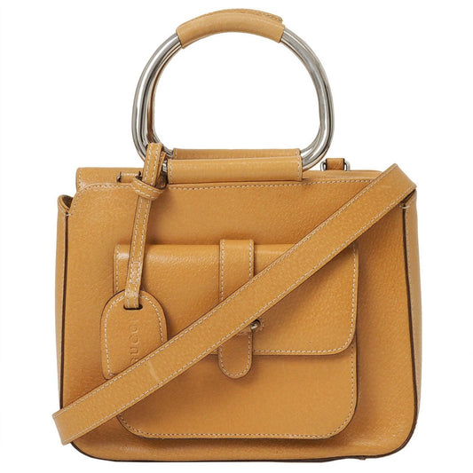 Gucci Camel Leather Handbag ()