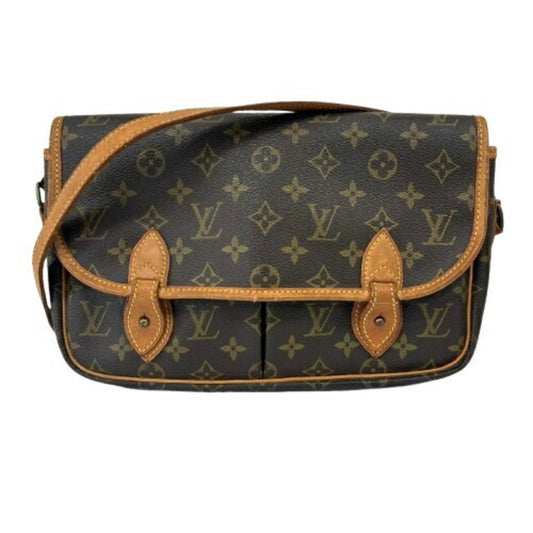 Louis Vuitton Monogram Brown Coated Canvas Shoulder Bag
