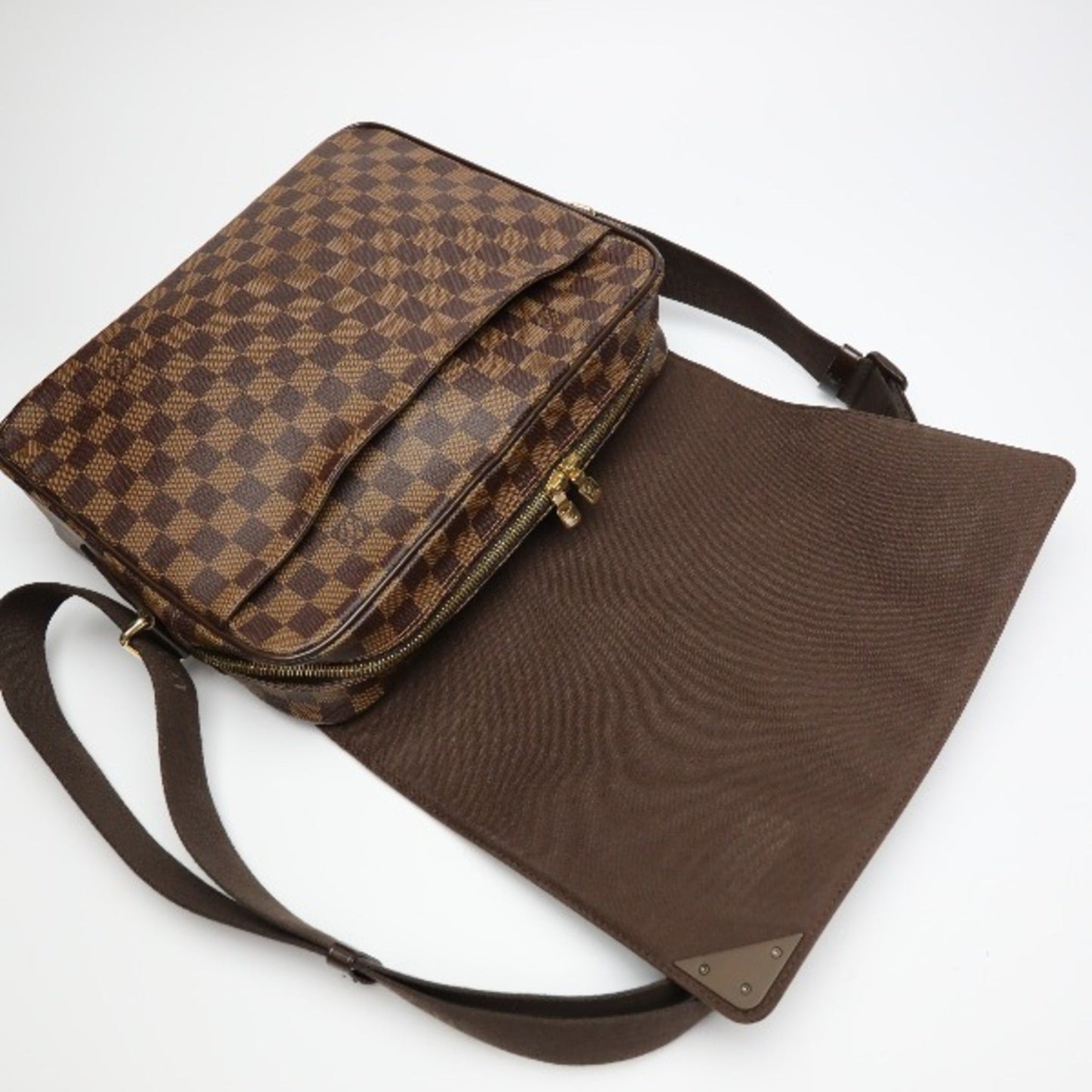 Louis Vuitton Damier Brown Damier Canvas Shoulder Bag