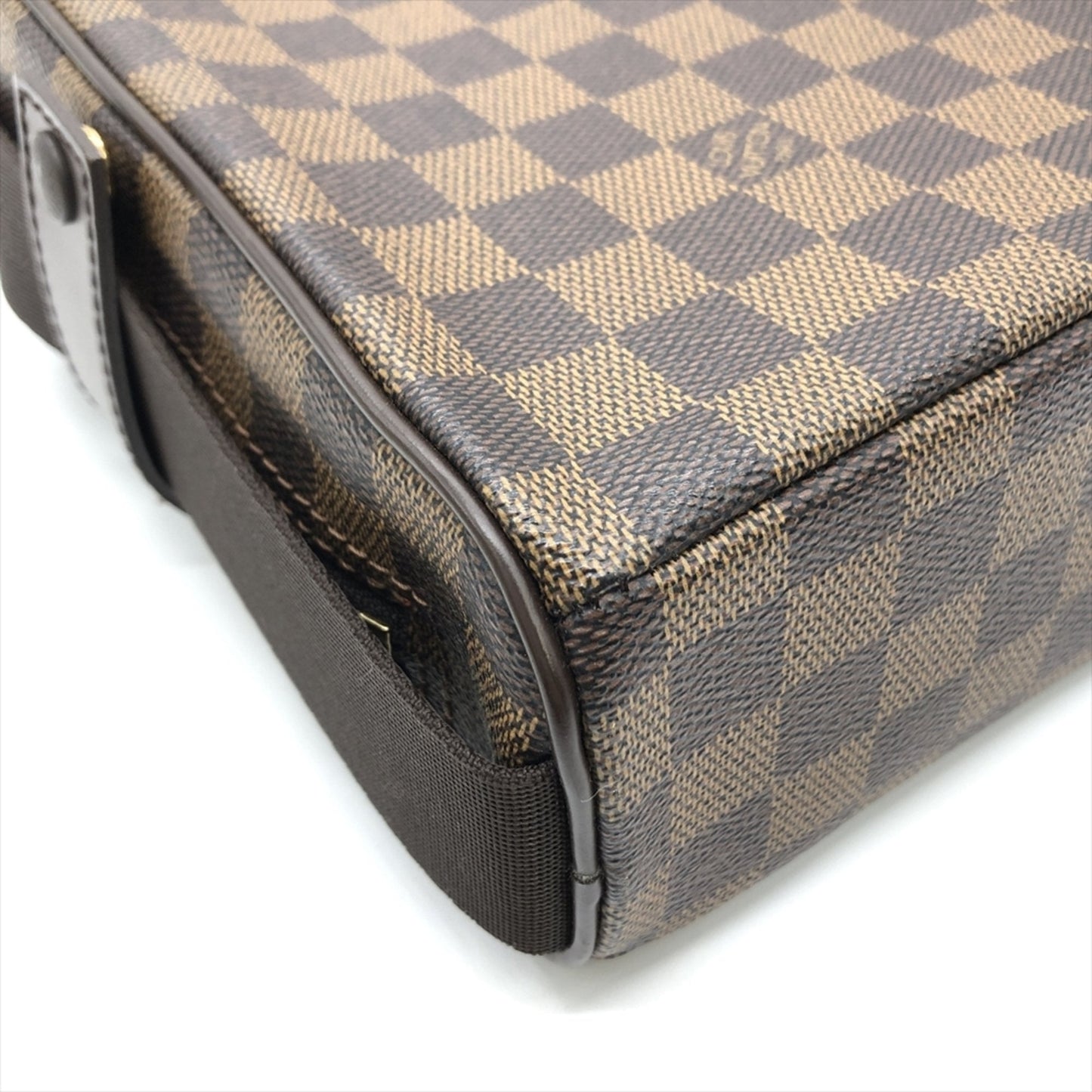 Louis Vuitton Brown Leather Shoulder Bag