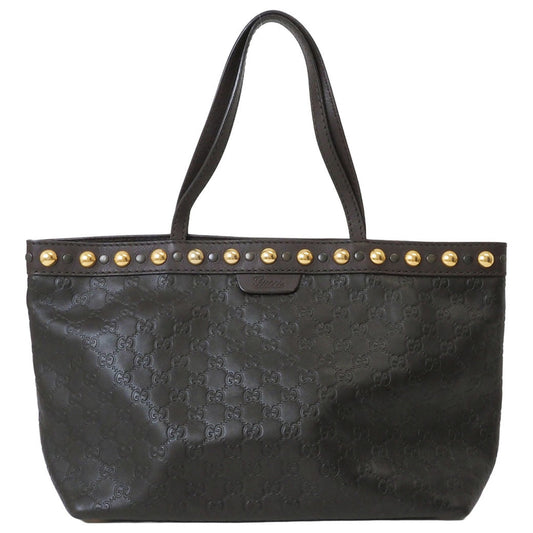 Gucci Guccissima Brown Leather Shoulder Bag Tote Bag ()
