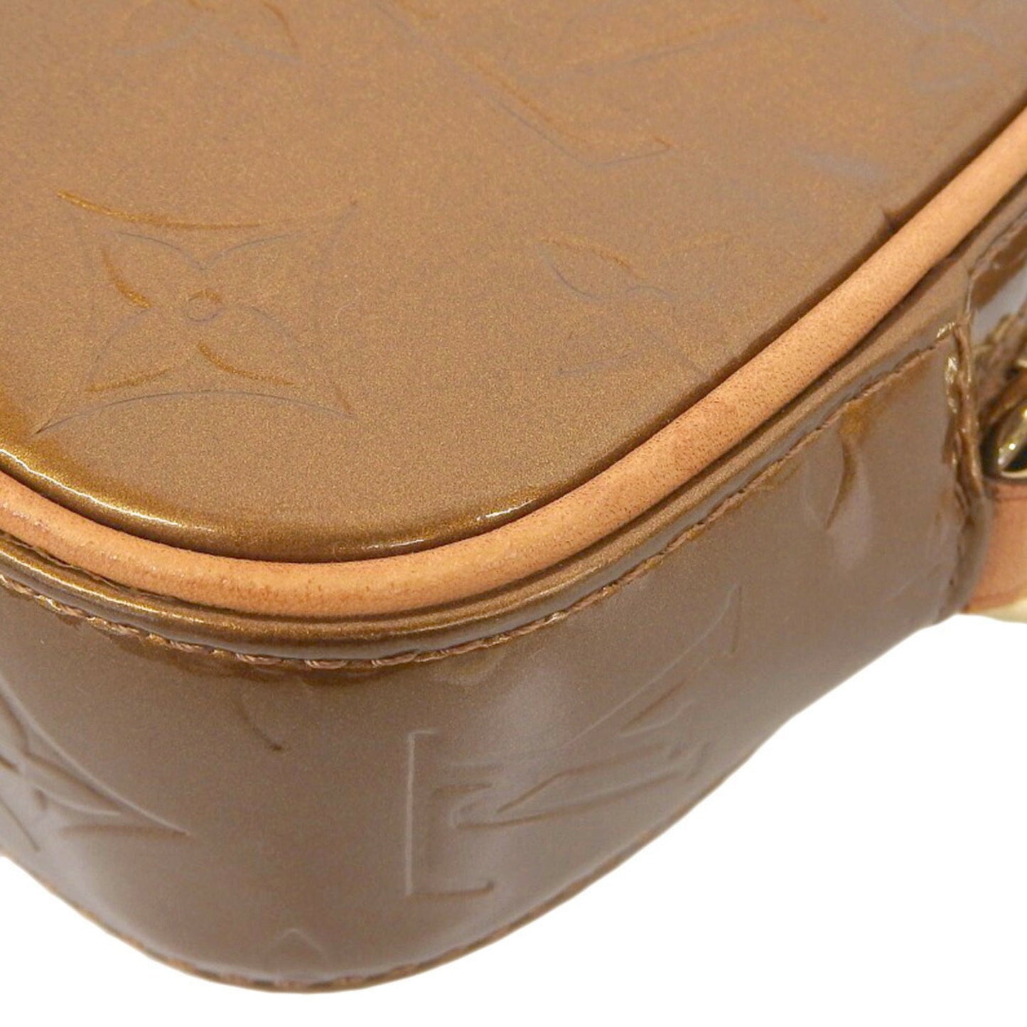 Louis Vuitton Vernis Bronze Brown Monogram Vernis Shoulder Bag
