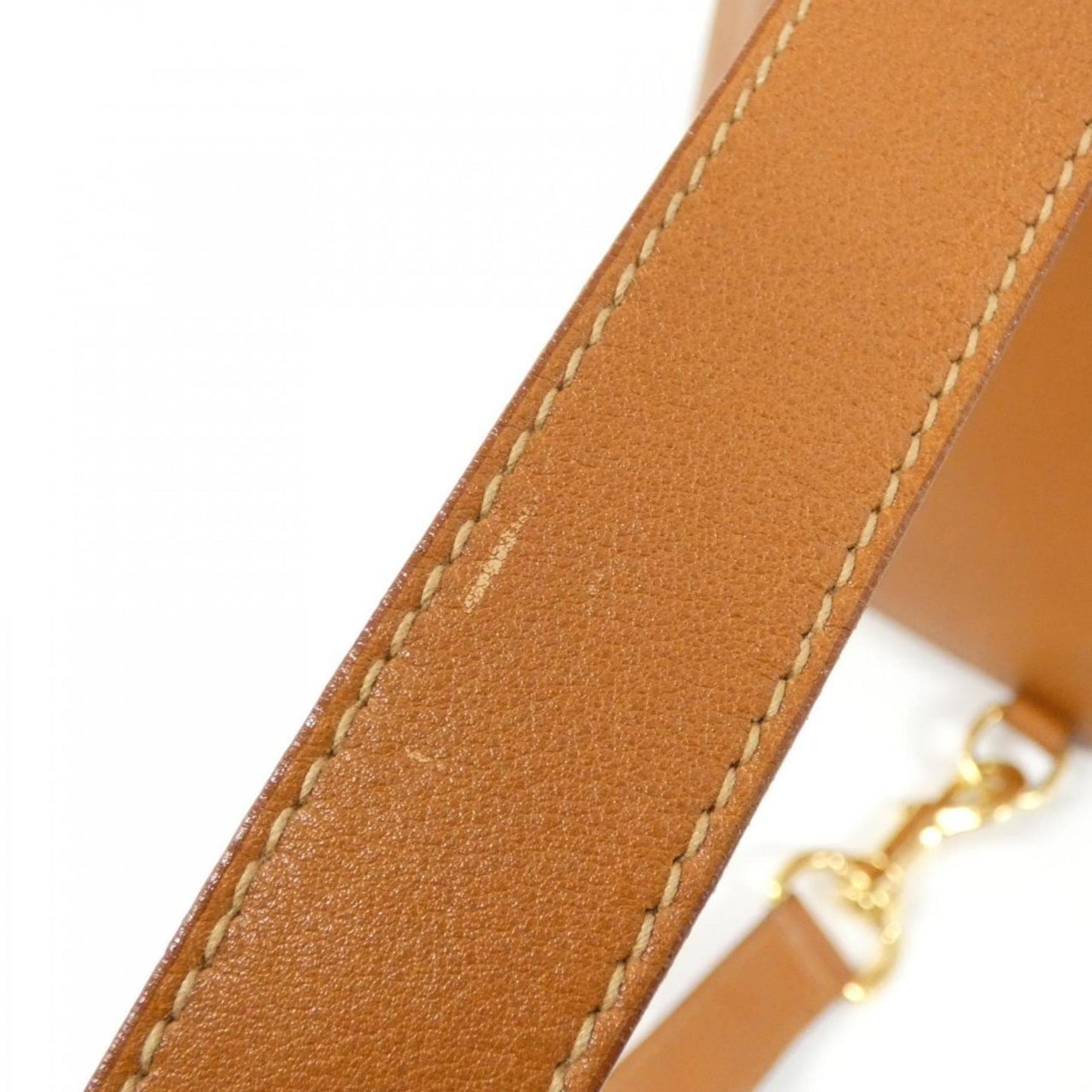 Gucci Brown Leather Pouch Shoulder Bag