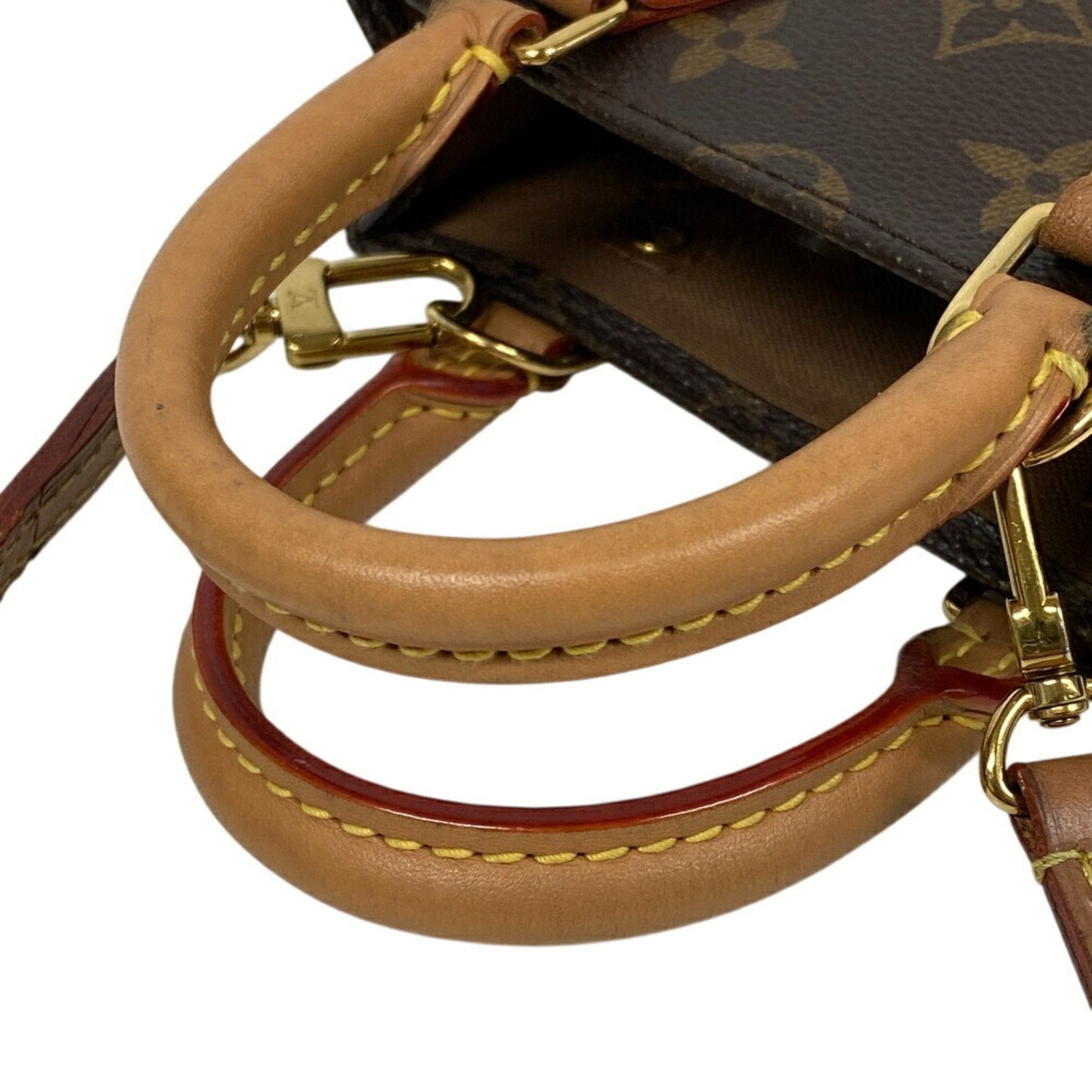 Louis Vuitton Monogram Brown Leather Shoulder Bag
